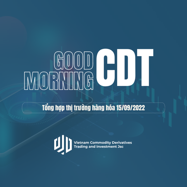 Good morning from CDT Investment. Tổng hợp thị trường ngày 15/09/2022: Năng lượng điều chỉnh mạnh trước áp lực nhiều tin xấu!